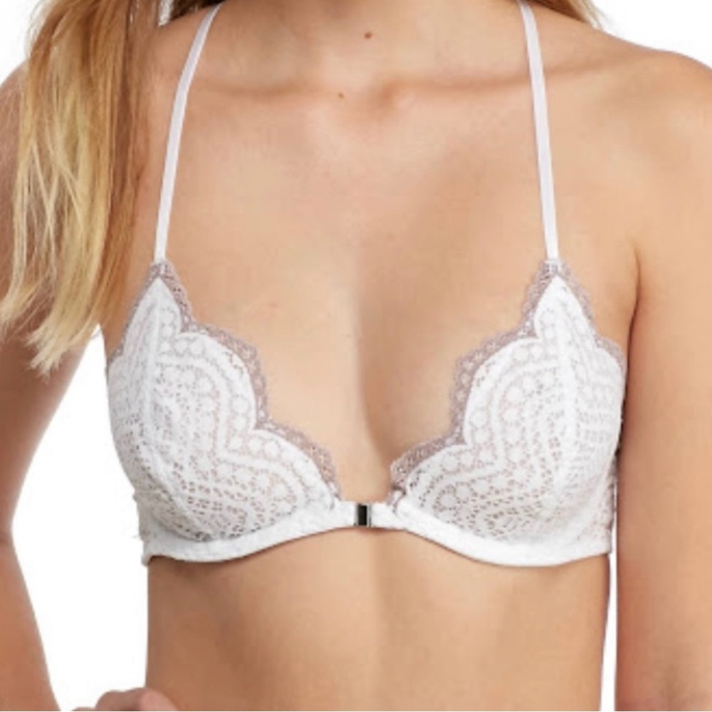 Free People Intimately UW Slow Dance Underwire white bra size 32C NWT